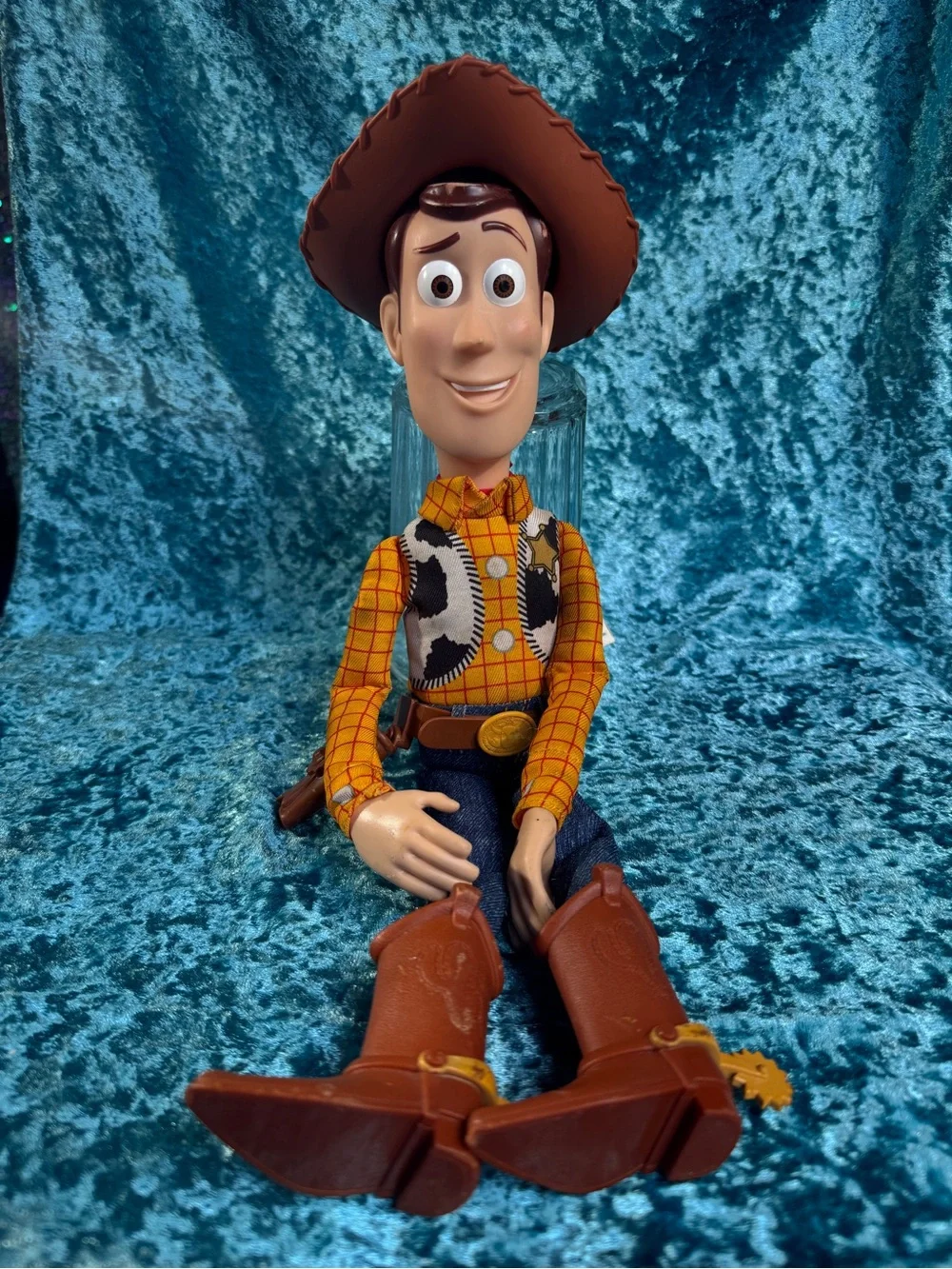 Disney Pixar Toy Story Woody Working Pull String Figure with Hat